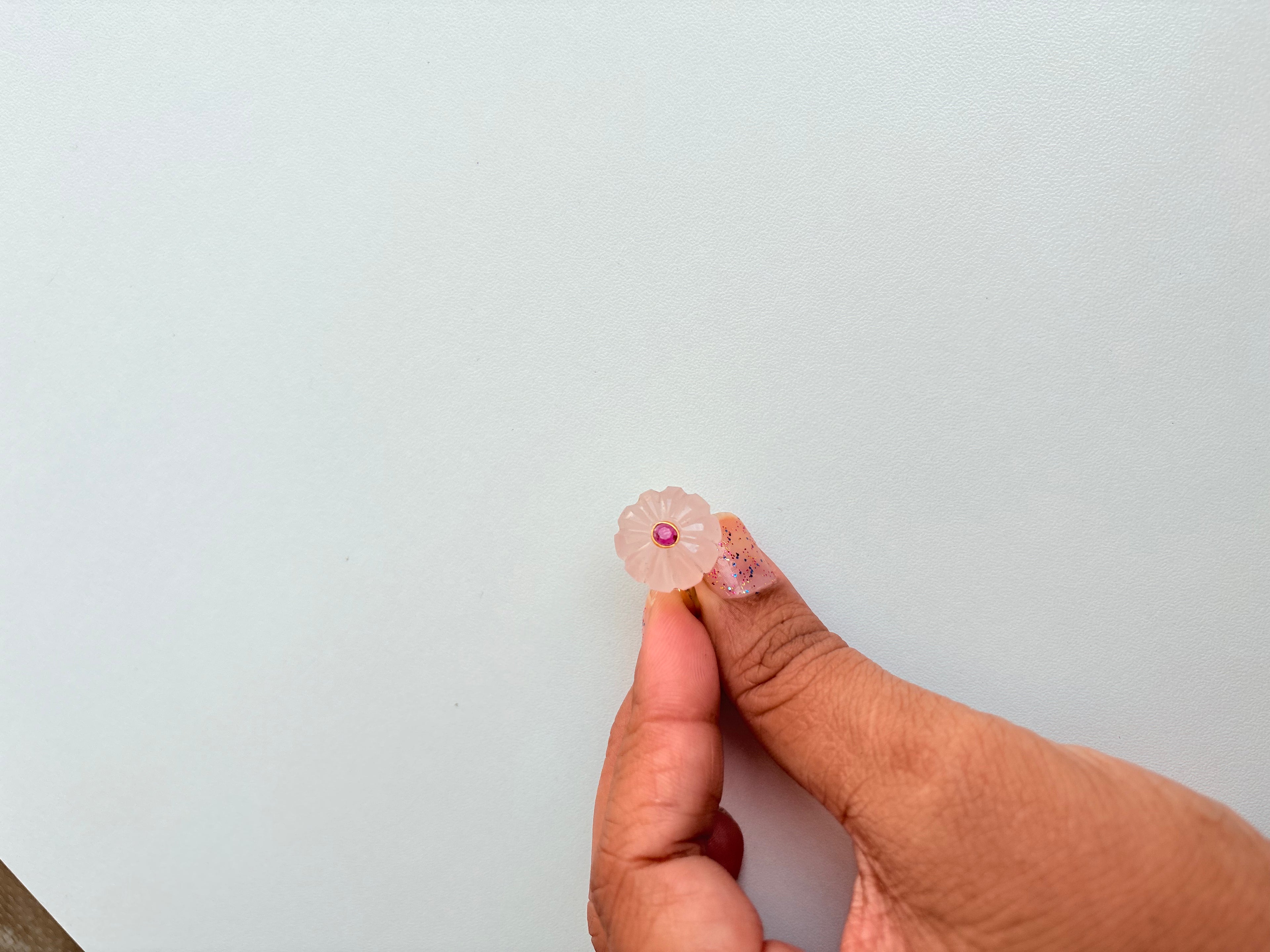 melon stone ring