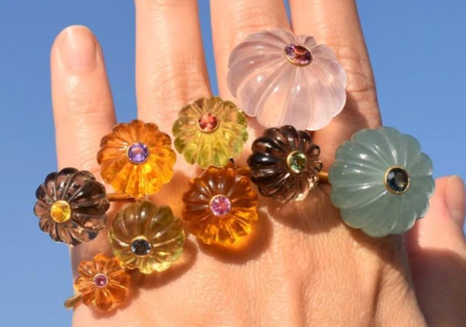 mellon stone rings
